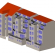 Studie rekonstrukce inovnho domu - Radlick ul. Praha 5